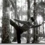 Dr. Tan's early morning Kung Fu practice (1979)