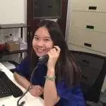 Claire in office