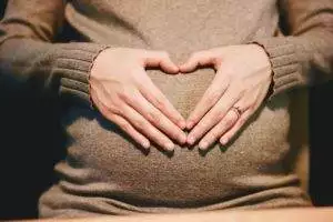 Heart Hands on Belly