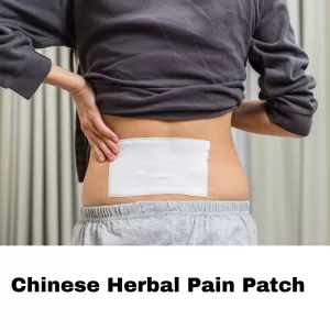 Chinese herbal pain patch can help low back pain